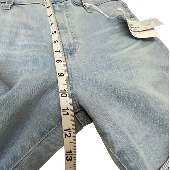 Adriano Goldschmied Mari Crop High Rise Straight Distressed Knee Women's Size 32 - Picture 11 of 12